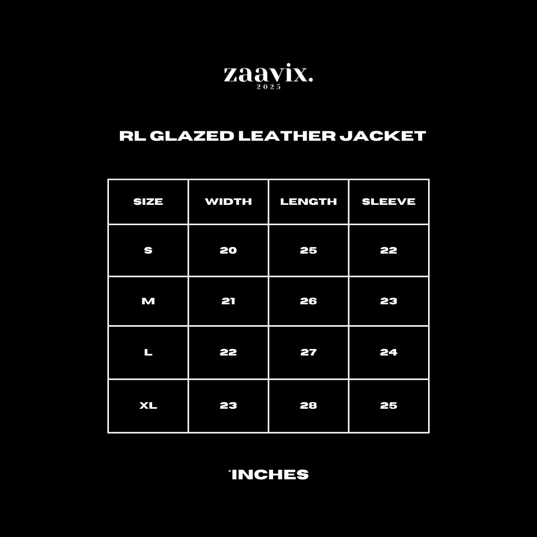 RL Glazed leather jacket