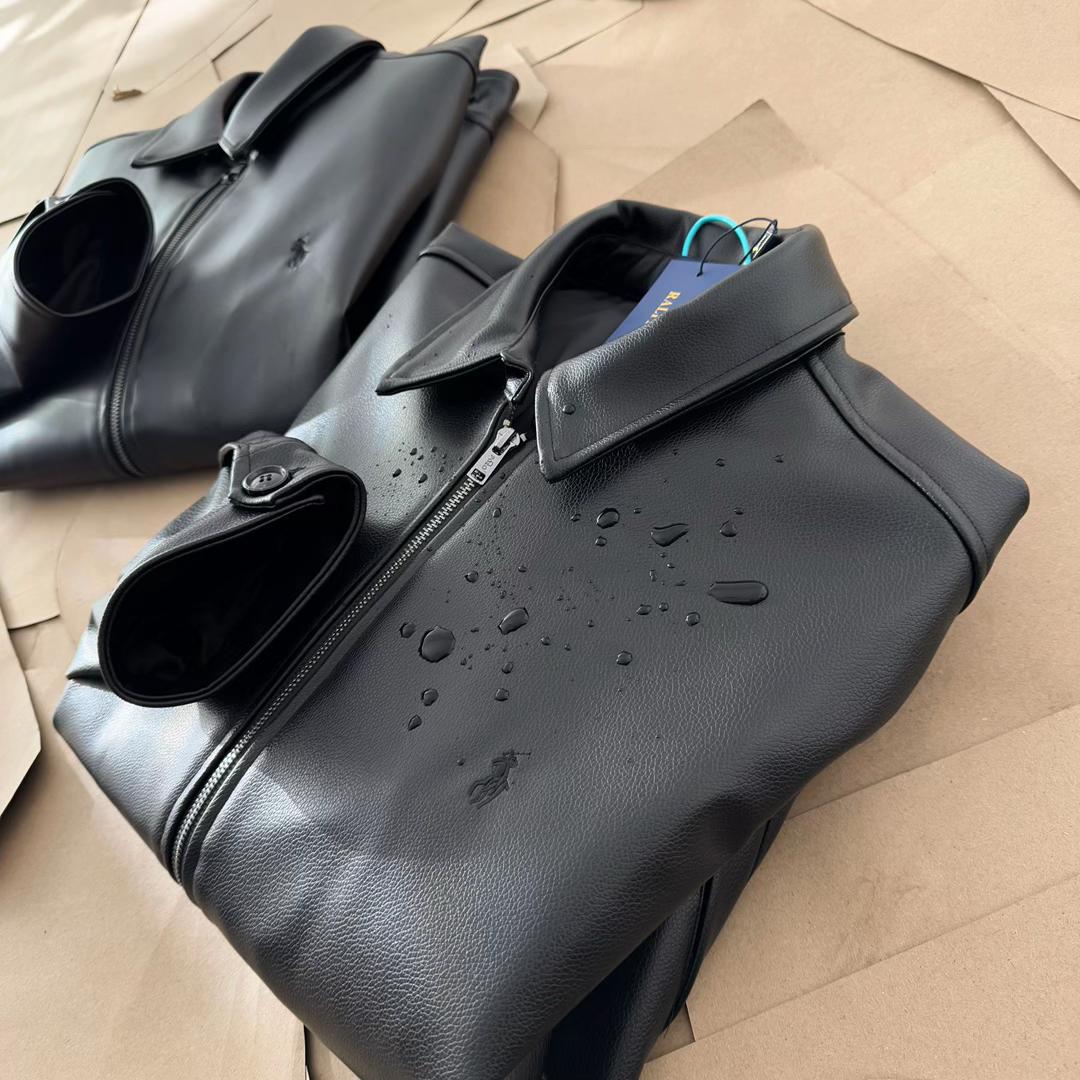 RL Glazed leather jacket