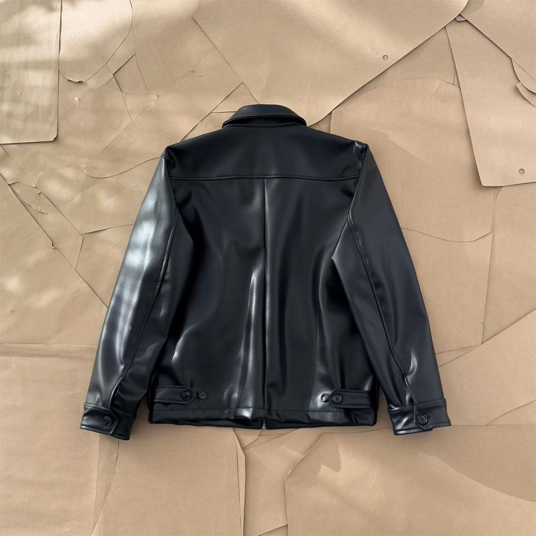 RL Glazed leather jacket